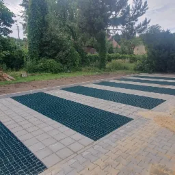 Parking w wykonaniu z geokraty