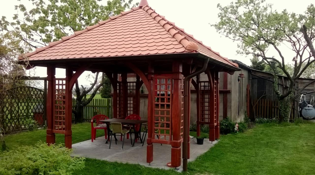 wykonanie altany drewnianej