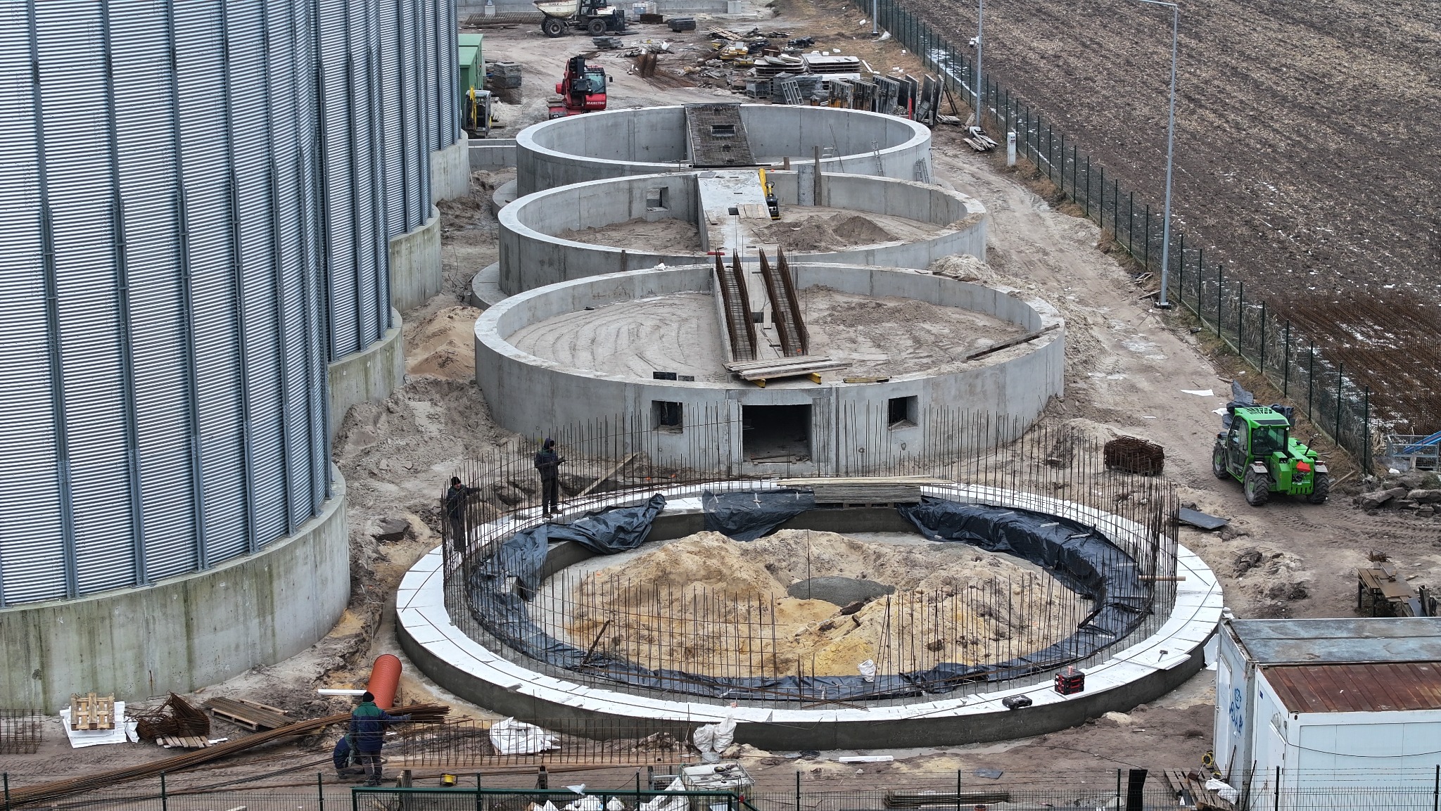 Fundamenty Zbiorników Magazynowych na zboże