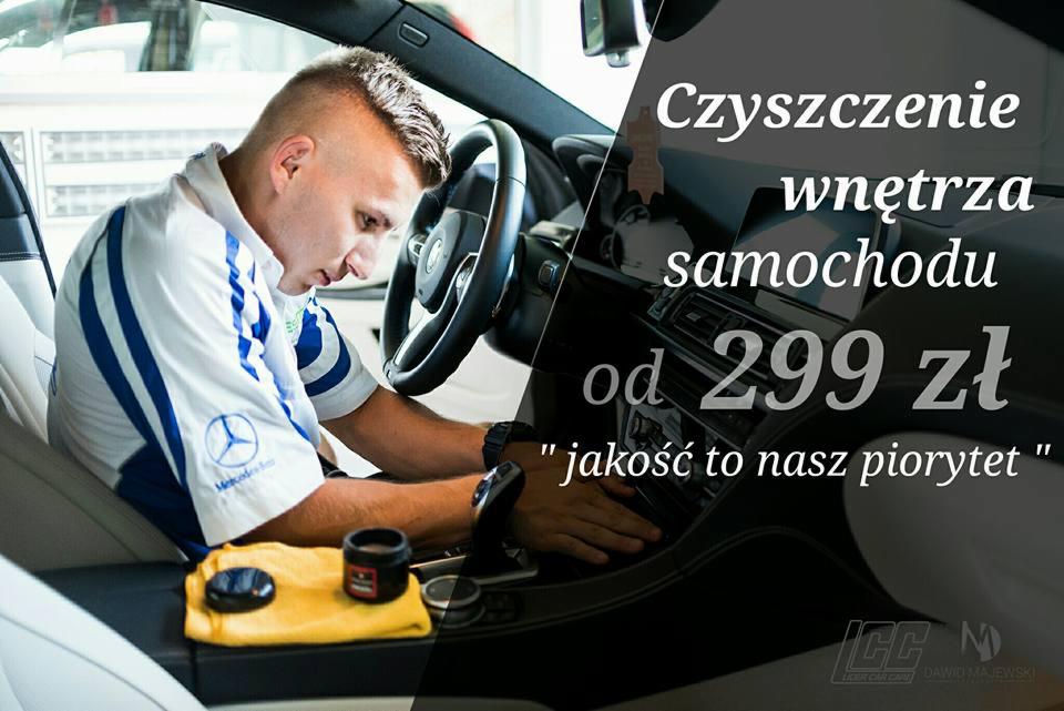 Czyszczenie wnętrza samochodu