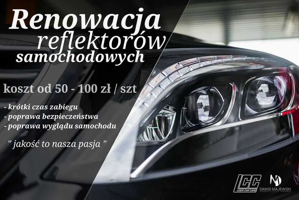 Renowacja reflektorów