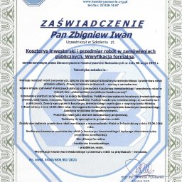 Kosztorysant Budowlany - Zbigniew Iwan - Porządne Przeglądy Budynków Rybnik