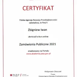 Zamówienia Publiczne - 2021