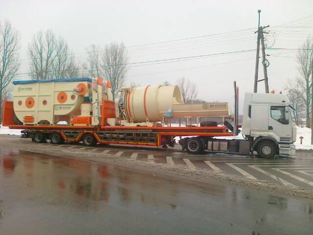 transport urządzeń