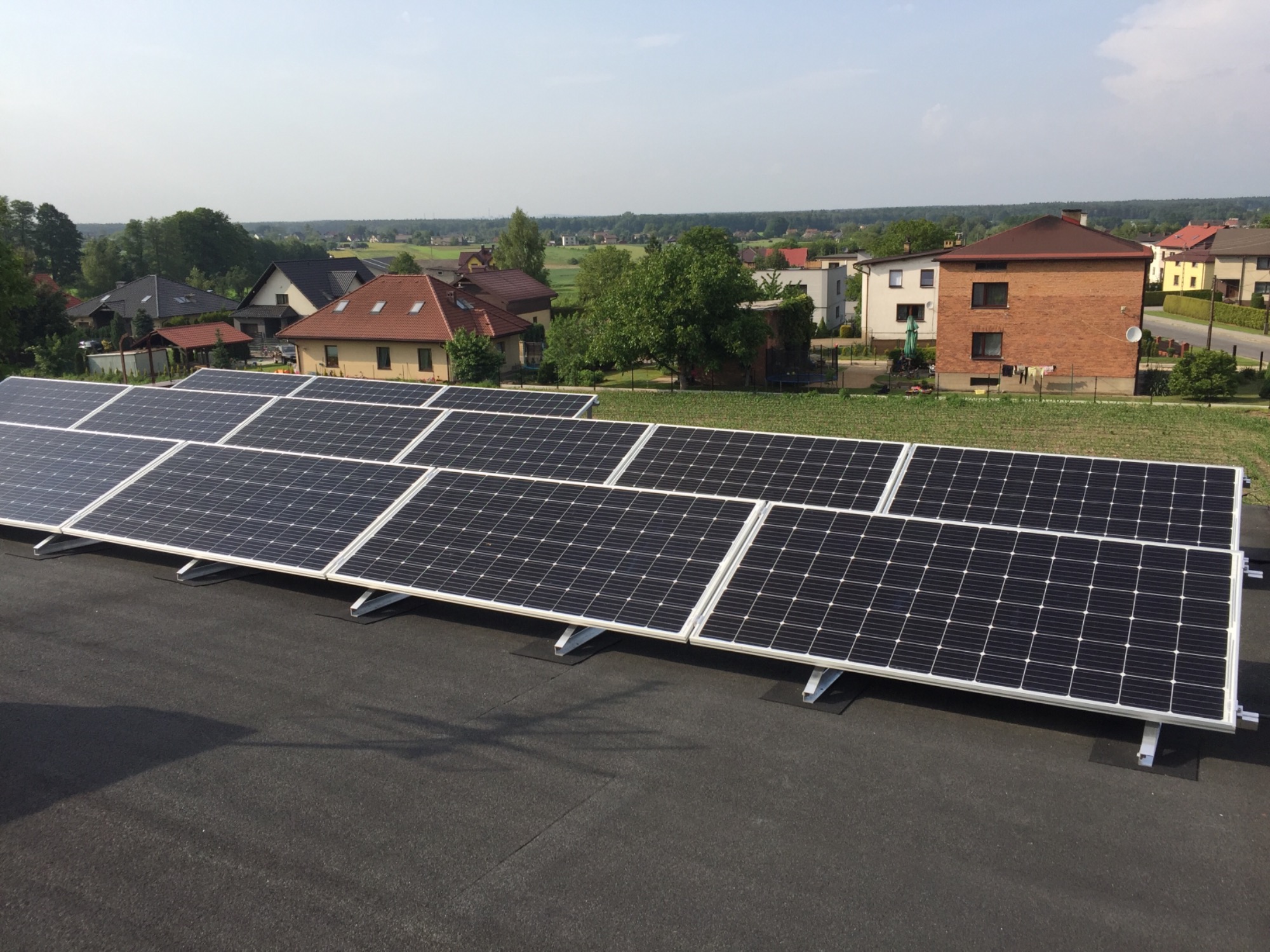 Instalacja 6.3 KWp Panele JBGPV z Żor o mocy 370 Wp