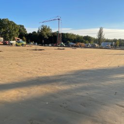 CUDEX - Wykonana stabilizacja pod posadzkę hali magazynowej Warszawa ul. Palisadowa