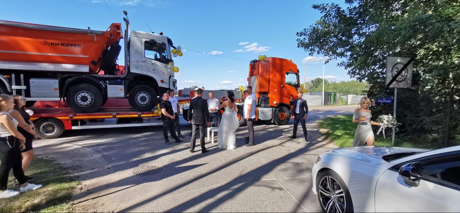 Nasz kolega się żeni - nasz zespół zorganizował piękną ''bramkę''