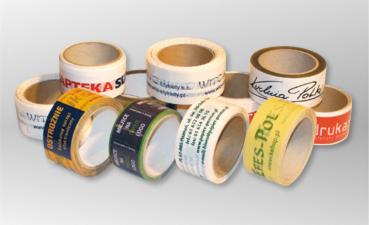 taśmy pakowe z nadrukiem