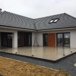 Drzwi tarasowe, żaluzje fasadowe