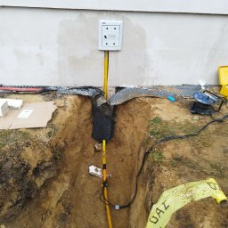 Przyłącze wod kan Krzepice 2