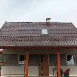 blachodachówka brązowy połysk cięta pod wymiar