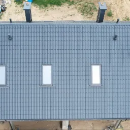 realizacja Blachodachówka Pruszyński Optima połysk antracyt