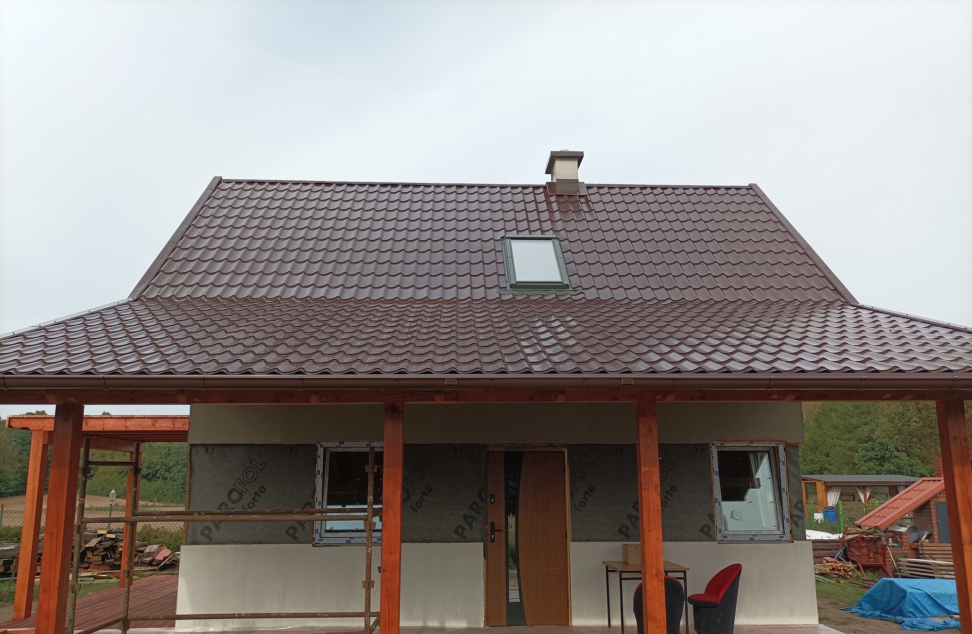 blachodachówka brązowy połysk cięta pod wymiar