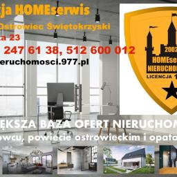 Biuro agencja HOMEserwis Ostrowiec Świętokrzyski zaprasza do odwiedzin (8.30-15.00) lub formularz kontaktowy na stronie https://www.nieruchomosci.977.pl