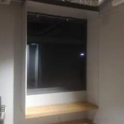 Realizacja DDB Centrum Olimpijskie - Warszawa Ławka z zabudową okna