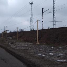 Wykonanie tymczasowej linii napowietrznej nN dla firmy PORR, remont trakcji kolejowej odcinek Jaworzno.
