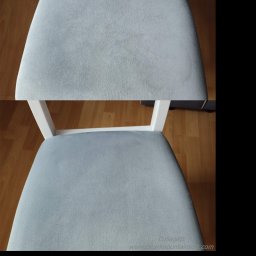 Krzesło przed i po praniu