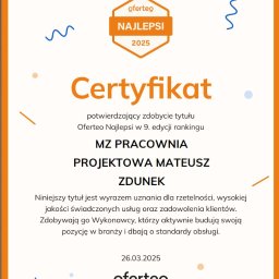 MZ Pracownia Projektowa Mateusz Zdunek - Świadectwa energetyczne Olsztyn