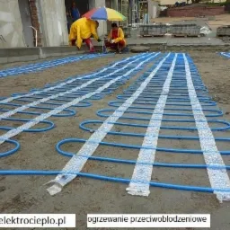 Ogrzewanie przeciwoblodzeniowe podjazdu, schodów