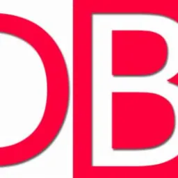 Czerwony napis REDBOX z wyraźnym cieniem, litery częściowo wypełnione bielą.