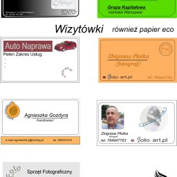 Zbigniew Płotka - e-foto-art - Wizytówki.
