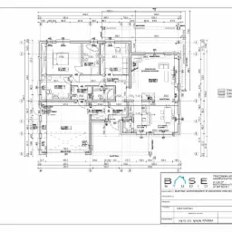 projekt nowoczesnego domu - parter