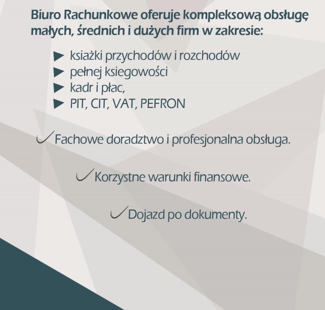 Usługi, Pełna Księgowosć,Pkpir,Ryczałt,Kadry Płace