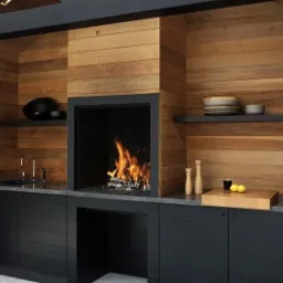 Drewno naturalne i malowane na kolor Antracyt