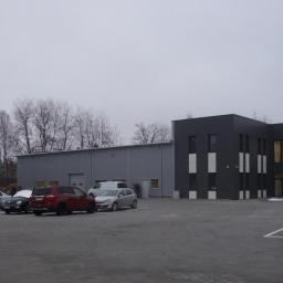 Budowa Hali Magazynowej z budynkiem Biurowym Jaworzno - Elewacja Wentylowana