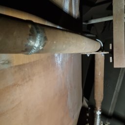 Naprawa rur na kotle