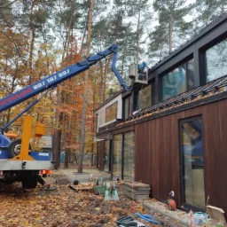 Montaż ogrzewania rynien firmy ELEKTRA.