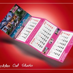 Golden Cat Studio - Kalendarz trójdzielny_Golden cat Studio