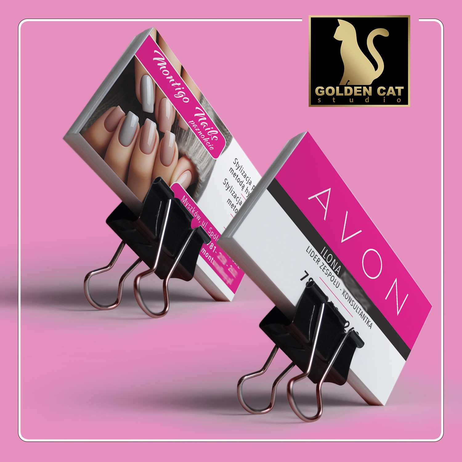 Wizytówki - paznokcie