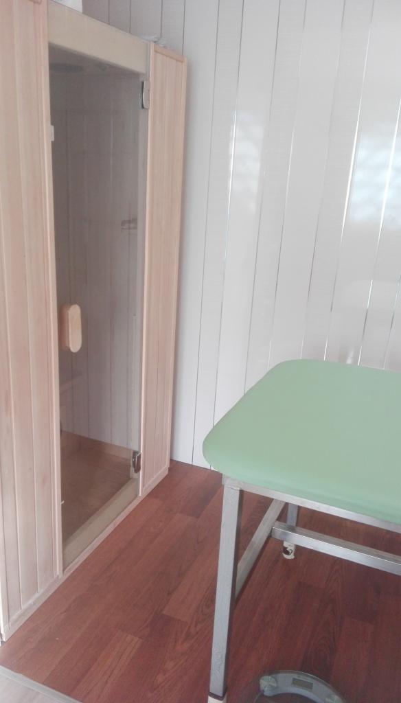 Sauna na podczerwień(lampy kwarcowe)