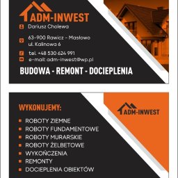 ADM-INWEST - Kopanie Fundament&oacute;w Rawicz