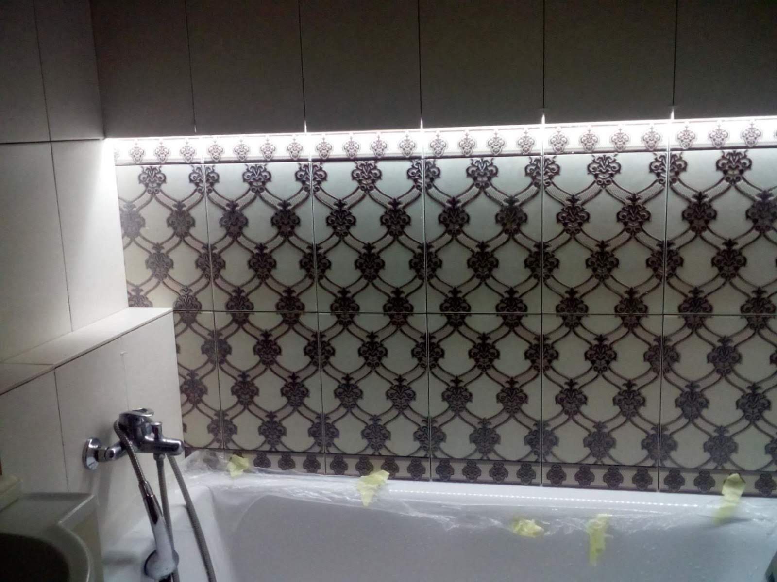 Montaż kafli i oświetlenia