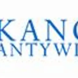 Logo kancelarii antywindykacyjnej z symbolem parasola w odcieniach niebieskiego.