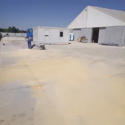 Budowa drogi placu pod zaplecze kontenerowe w Auschwitz-Birkenau