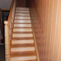 Schody po renowacji