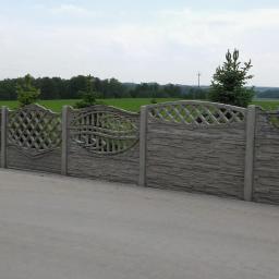 Przykładowe wzory ogrodzenia betonowego