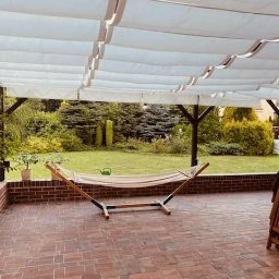 pergola na dowolny wymiar z tkaniny wodoodpornej