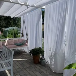 pergola i zasłony szyte na wymiar