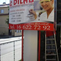 3D Studio Agencja Reklamowa - tablica reklamowa dwustronna