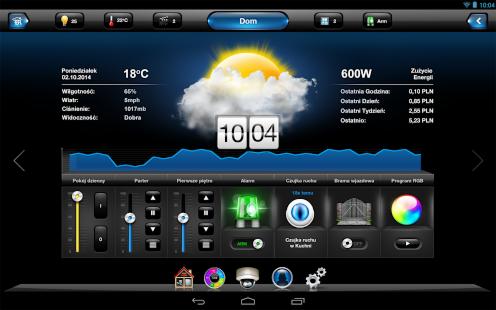 Sterowanie domem z poziomu aplikacji