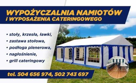 Wypożyczalnia namiotów Paweł Cholewski - Wynajem namiotów Komorowo