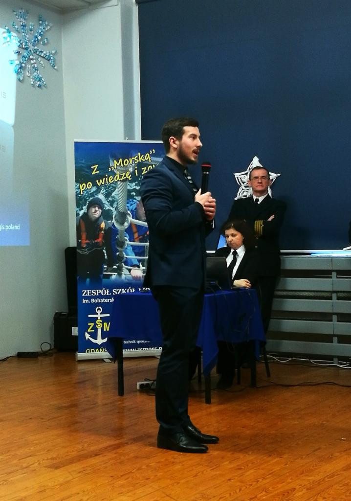 Wykłady 'Theory for Work' w Zespole Szkół Morskich