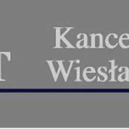 Logo Kancelarii Prawnej Wiesław Witkowski na szarym tle, z symbolem wagi sprawiedliwości i inicjałami KP WIT.