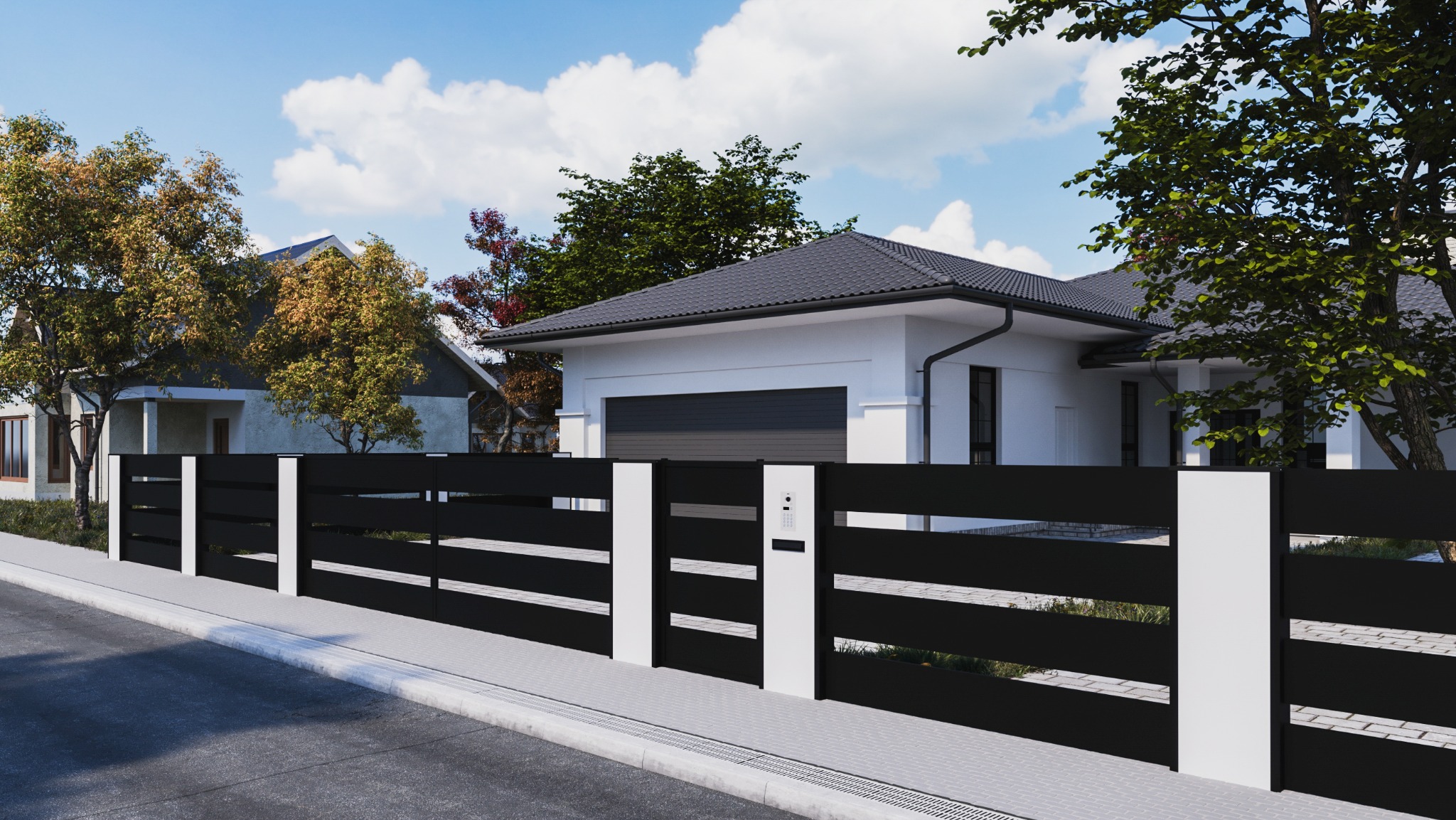 Ogrodzenie Strong Palisadowe