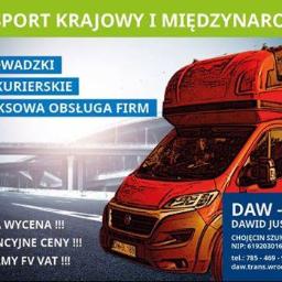 DAW - TRANS DAWID JUSZCZAK - Transport Dostawczy Wrocław