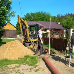 Wykonujemy kompletne przyłącza wodne i kanalizacyj